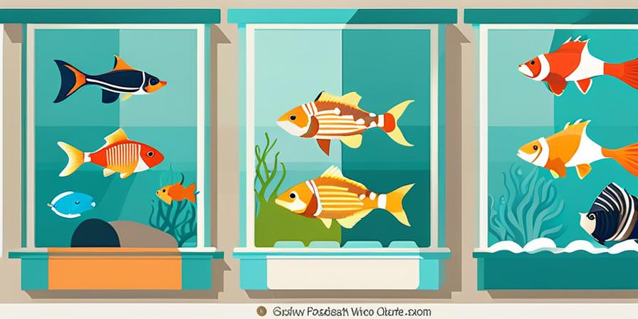 Acuario marino con peces de colores y diversidad marina protegida