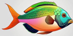 Acuario con peces tropicales de colores vibrantes