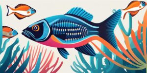 Peces carnívoros en acuario: colores vibrantes y criaturas fascinantes