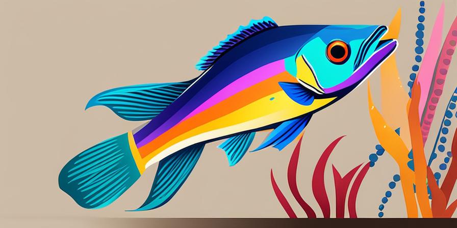 Acuario con peces platy coloridos