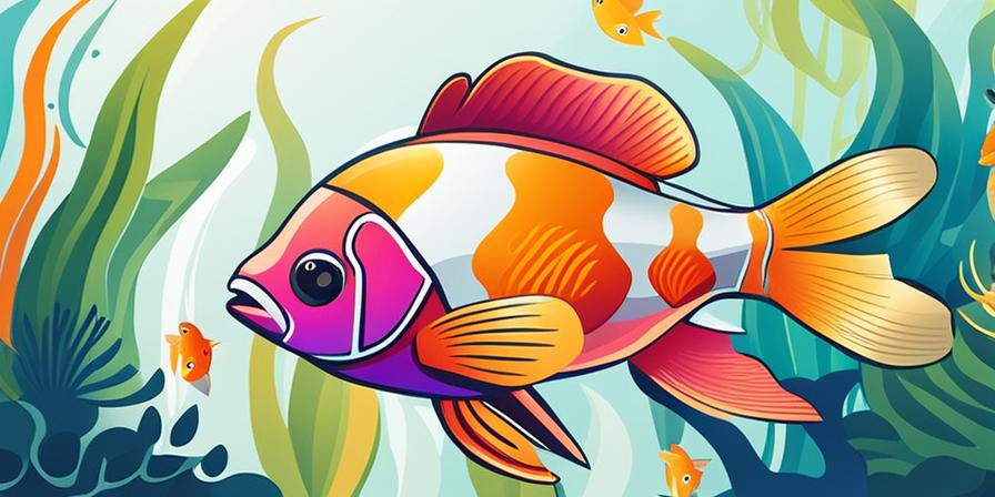 Acuario con peces de colores vibrantes